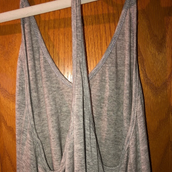 Bloomingdales light gray loose tank top - Picture 4 of 5